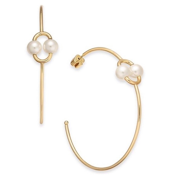 Kate Spade Nouveau Pearls Hoops
Earrings. - Picture 3 of 5